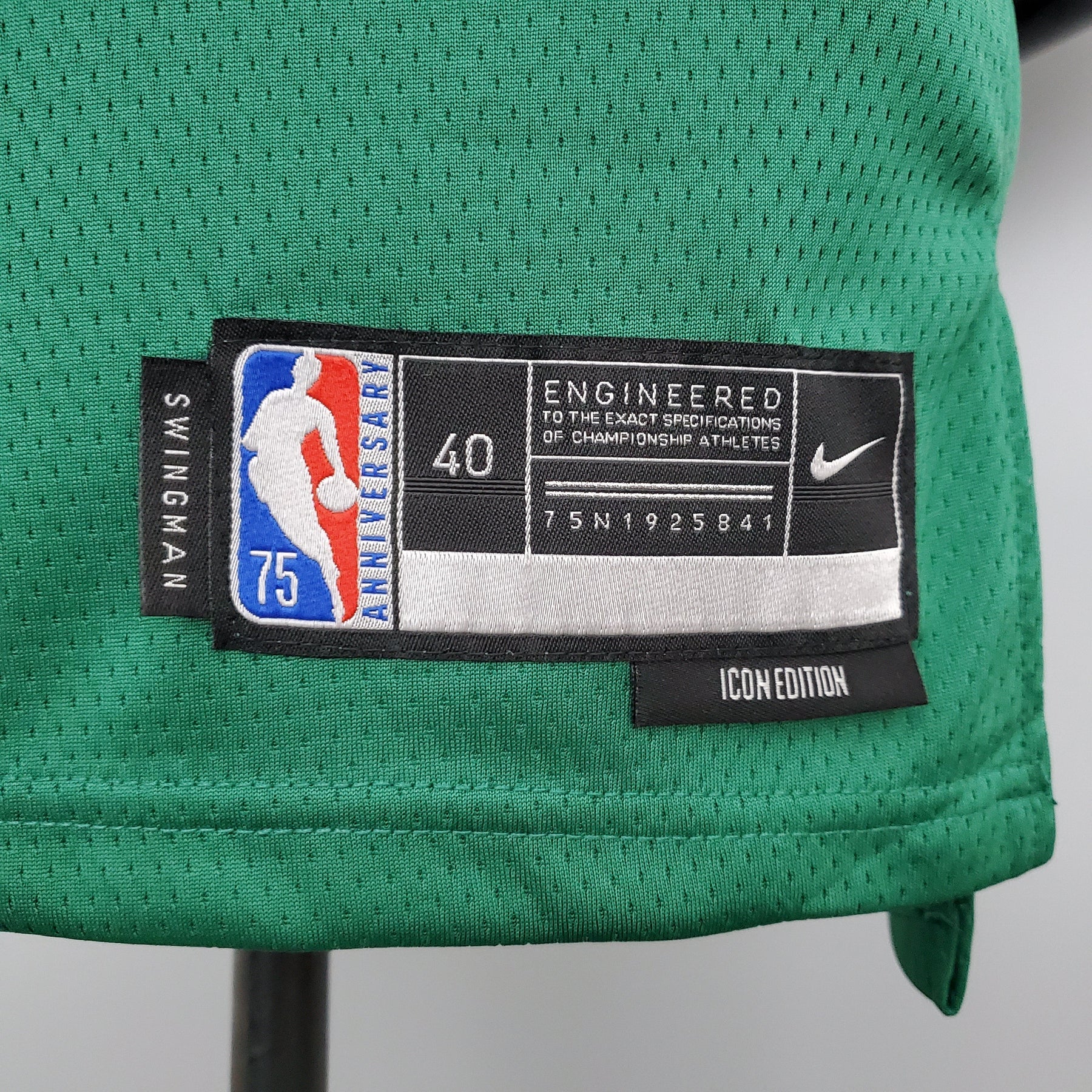 Camisa NBA Boston Celtics #7 Brown - 75° Aniversário Verde