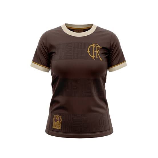 Camisa Flamengo Identidade 24/25 Torcedor Feminina - Marrom