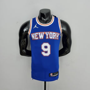 Camisa NBA NY Knicks #9 Barret - 75° Aniversário Limited Blue