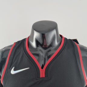 Camisa NBA Miami Heat #4 Oladipo - 75° Aniversário Black