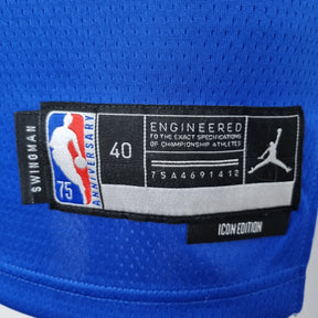Camisa NBA NY Knicks #9 Barret - 75° Aniversário Limited Blue