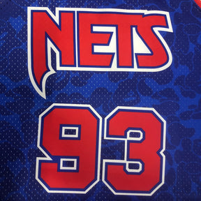 Regata Mitchell & Ness x BAPE - Brooklyn Nets Azul